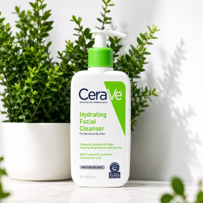 Cerave Hydrating Facial Cleanser For Normal To Dry Skin (237ml)