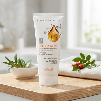 DABO Collagen Natural Foam Cleanser (180ml)