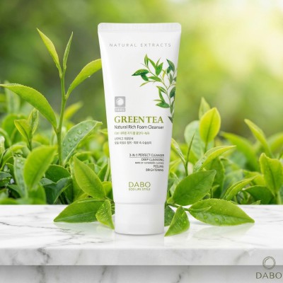DABO Green Tea Natural Rich Foam Cleanser(180ml)