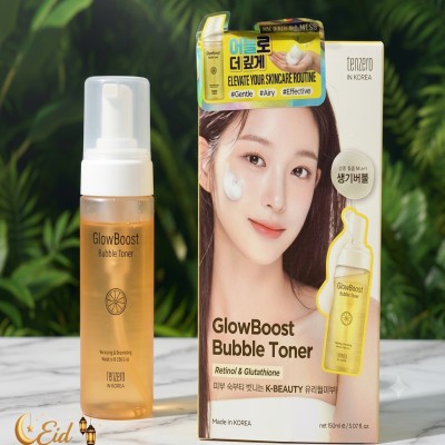 Tenzero Glow Boost Bubble Toner (150ml)