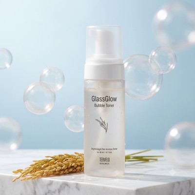Tenzero Rice Glass Glow Bubble Toner (150ml)