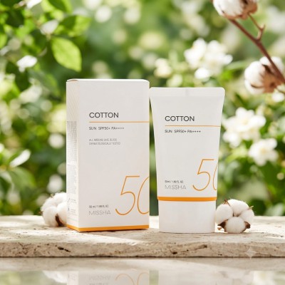 MISSHA All Around Safe Block Cotton Sun SPF50+(50ml)