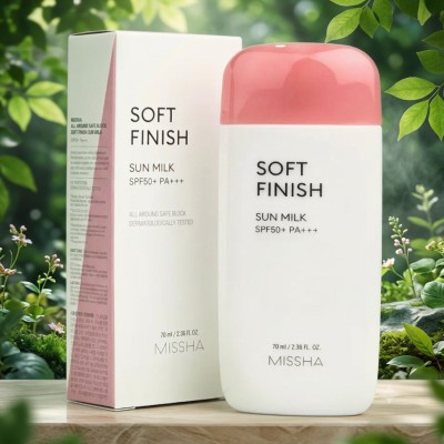 MISSHA All Around Safe Block Soft Finish Sun Milk SPF50+ Or PA+(70ml)