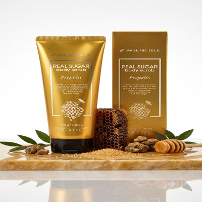 3W Clinic Dr. K Real Sugar Propolis Body Scrub (200g)