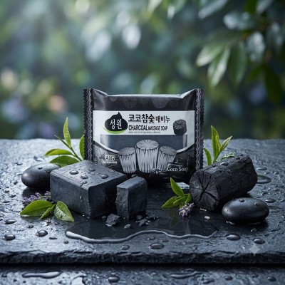 Alg Charcoal Massage Soap (150g)