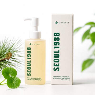 KSECRET SEOUL 1988 Cleansing Oil : Pine Cica 1% + Probiotics 200ml