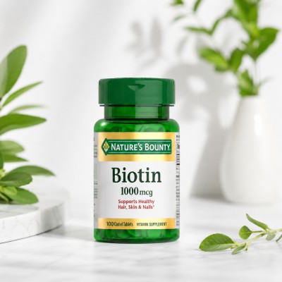 Nature’s Bounty biotin 10000 mcg – 120 Counts