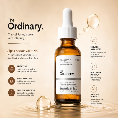 The Ordinary Alpha Arbutin 2% +Ha Serum (30ml)