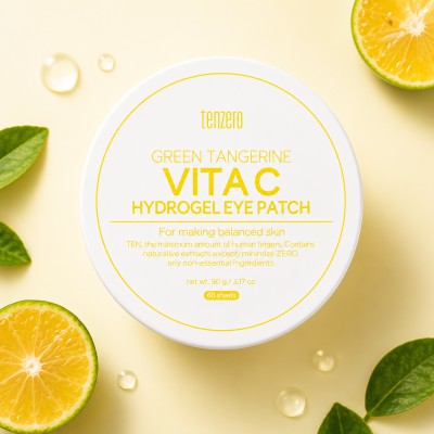 Tenzero Green Tangerine Vita C Hydrogel Eye Patch(60Sheets)