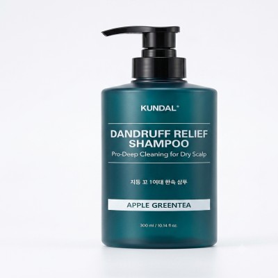 KUNDAL Dandruff Relief Shampoo Apple Greentea For Dry Scalp 500ml