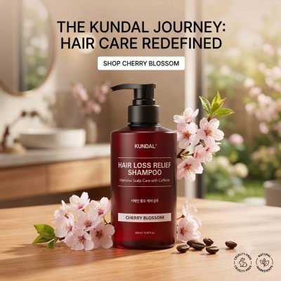 Kundal Hair Loss Relief Cherry Blossom Shampoo 500ml
