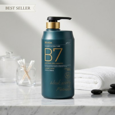 WELCOS Biotin PH 5.5 B7 Anti Hair Loss Shampoo (500ml)