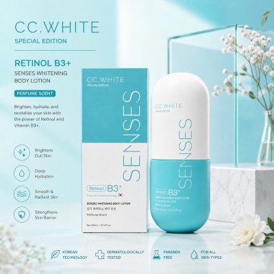 CC White Senses Whitening Body Lotion Retinol B3+ — 250ml