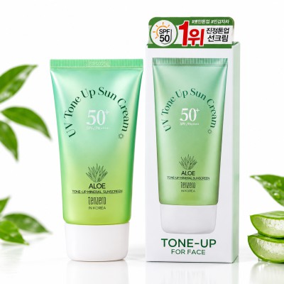 Tenzero Aloe Uv Tone Up Sun Cream 70grm
